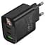 СЗУ Borofone BA98A Ilustre with digital display PD30W (1USB-A/2C) Black - миниатюра 7