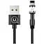 Кабель Usams US-SJ472 U59 Lightning Rotatable Magnetic Charging cable 1m Black - миниатюра 1