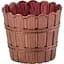 Горшок для цветов Violet House Bamboo Mix с внутренней вставкой 10 л в ассортименте (1050 Бамбу MIX д/цветов с внут. вставкой 10 л.) - миниатюра 1
