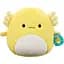 М'яка іграшка Squishmallows Аксолотль Трейтон 30 см жовта (SQCR06759) - мініатюра 6