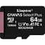 Карта пам'яті Kingston microSDXC 64GB Canvas Select Plus Class 10 UHS-1 А1 2 шт + SD адаптер [SDCS2/64GB-2P1A] [121488] - мініатюра 2