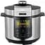 Мультиварка-скороварка Edler ED-PC2007 Black/Silver 900W сенсорне управління 5л дисплей 20 програм 20 - мініатюра 1
