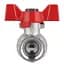 Кран кульовий Thermo Alliance Forte 1/2" ВВ прямий, PN40, з накидною гайкою, метелик SF260W15 - мініатюра 2