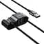 Кабель Baseus Special Data Cable Hub для Backseat (USB to iP+Dual USB) CALHZ-01 Black - миниатюра 1