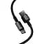 Кабель Baseus Tungsten Gold USB-A to USB-C 1m Black (CAWJ000001) [106122] - мініатюра 5