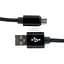 Кабель Dengos NTK-M-MT Round Micro USB cable 1m Black - миниатюра 2