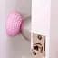 Стопер для дверей настінний універсальний UKC захист від пошкодження стін та меблів на клейкій основі 00097 рожевий - мініатюра 1