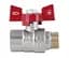 Кран кульовий Thermo Alliance Standart 1/2" ВЗ прямий, PN40, метелик SD607NW15PN40 - мініатюра 2