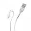 Дата та зарядний кабель Hoco x37 micro-USB швидкісний 2.4 а білий - мініатюра 1