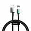 Кабель Baseus Zinc Magnetic Cable USB to MicroUSB USB 2.4A 1m CAMXC-A01 Black - мініатюра 1