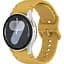 Силиконовый ремешок BeCover Ribbed Tape Samsung Galaxy Watch (20 mm) 3 41 mm/4 40mm-44mm/5 40-44mm/6 40-44mm/7 40-44mm Yellow (712051) - миниатюра 1