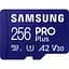 Карта пам'яті Samsung 256GB microSDXC class 10 UHS-I U3 V30 Pro Plus (MB-MD256SB/WW) - мініатюра 1