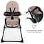 Стільчик для годування Kinderkraft Binci Beige (KHBINC00BEG0000) - мініатюра 5
