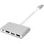 Переходник PowerPlant Type-C(M) - 4*USB 2.0/3.0, HDXiaomi, Type-C(F) - миниатюра 1