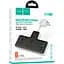 Мережевий фільтр HOCO AC12A на 2 розетки + 3 USB + USB-C, 30W, кабель 1 м, 220В, Black, Box - мініатюра 3