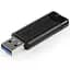 USB флеш накопичувач Verbatim 16GB PinStripe Black USB 3.2 (49316) - мініатюра 4
