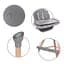 Стульчик для кормления Kidwell Eatan Wood 4 в 1 Gray (5901130091003) - миниатюра 12