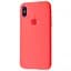 Чохол Silicone Case Full Cover iPhone X/Xs Barbie pink - мініатюра 1
