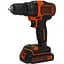 Дриль-шуруповерт Black+Decker BDCDD186KB [119538] - мініатюра 1