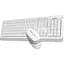 Комплект (клавиатура + мышь) A4Tech Fstyler FG1010 White/Gray [114625] - миниатюра 2