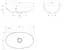 Умывальник Omnires Shell 60x35 white SHELLUNBM, Белый - миниатюра 4