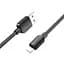 Кабель Hoco X96 Hyper charging data cable iP Черный - миниатюра 1
