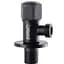Кран кульовий кутовий Q Professional 1/2″X1/2″ NV-QP888 Black 000025136 - мініатюра 2