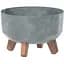 horshchyk-dlia-kvitiv-gracia-low-beton-effect-240mm-kruhlyi-nyzkyi-na-nizhkakh-beton