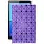 Чехол StatusCASE из экокожи для планшета Huawei MediaPad M5 lite 8 Фиолетовый ромб - миниатюра 1