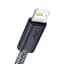 Кабель Baseus Dynamic Series Fast Charging Data Cable USB to iP 2.4 A 2 m Grey (CALD000516) - мініатюра 2