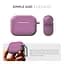 Силіконовий чохол для навушників Apple AirPods Pro, Hang Case, фіолетовий, ультратонкий захисний кейс товщиною 2 мм, захист від подряпин, пилу та ударів, компактний, з карабіном для кріплення, ArmorStandart (ARM56069) - мініатюра 2