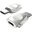 Адаптер Hoco UA8 MicroUSBType-C Pearl Nickel - мініатюра 1