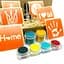 Набор для био-тату Я люблю Украину - глиттер Fresh Tattoo set-i-love-ukraine-glitte - миниатюра 2
