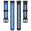 Силиконовый ремешок Primolux Perfor Classic для фитнеса браслета Huawei Band 7- Black Blue - миниатюра 5