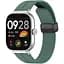 Ремінець DK CDK Silicone Sport Magnetic для Xiaomi Redmi Watch 4 (017766) (green / black) - мініатюра 2