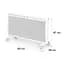 Конвекционный обогреватель Klarstein Hot Spot Slimcurve Double Wave 2-в-1 (10035061) - миниатюра 3