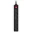Мережевий фільтр живлення REAL-EL RS-6 Protect M 3m, black (EL122300034) - мініатюра 2