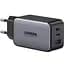 Зарядний пристрій Ugreen CD244 USB-A + 2 x USB-C 65 Вт GaN Tech Fast Charger сірий - мініатюра 1