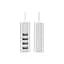 Концентратор HOCO USB 2.0 to 4xUSB Line machine HB1 Silver (6957531038146) - миниатюра 4