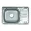Мийка кухонна Kraft 6642 D Decor з сушаркою 660х420х180x0,8 мм Нержавіюча сталь 30412 - мініатюра 1