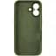Чехол Epik Silicone Case Full Camera Protective (AA) для Apple iPhone 16 Plus (6.7) Зеленый / Dark Olive - миниатюра 6