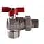 Кран кульовий кутовий з американкою Selba 3/4″ SL1543 - мініатюра 1
