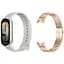 Фітнес-браслет Xiaomi Smart Band 9 Titan Gray + металевий ремінець Type C Rose gold - мініатюра 1