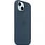 Чохол Silicone Case with MagSafe для Apple iPhone 15 Storm Blue ААА [94561] - мініатюра 2
