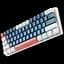 Клавіатура Machenike K500-B61 Red Switch White Orange Grey (K500-B61-RS-WOG) - мініатюра 2
