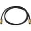 Кабель коаксиальный PowerPlant RCA 26AWG, 1 м, черный - миниатюра 1