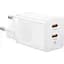 Мережевий зарядний пристрій Baseus GaN5 Pro 40W 2xUSB-C White (CCGP180102) [113781] - мініатюра 2