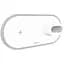 Зарядка беспроводная QI Hoco CW21 Wisdom 3-in-1 iphone/watch/airpods charge белая - миниатюра 1