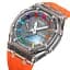 Наручний годинник чоловічий Skmei 2100 Orange, 2100OG (18431) - мініатюра 2