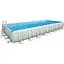 Басейн каркасний Intex "Ultra Frame Rectangular" 26374 прямоуг, 975Х488Х132 см, 54368 л., фильтр-насос, лестница, подстилка, тент - мініатюра 1